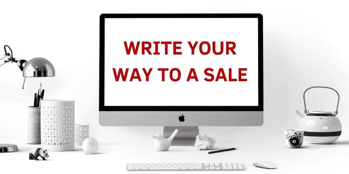 Write your way to a sale