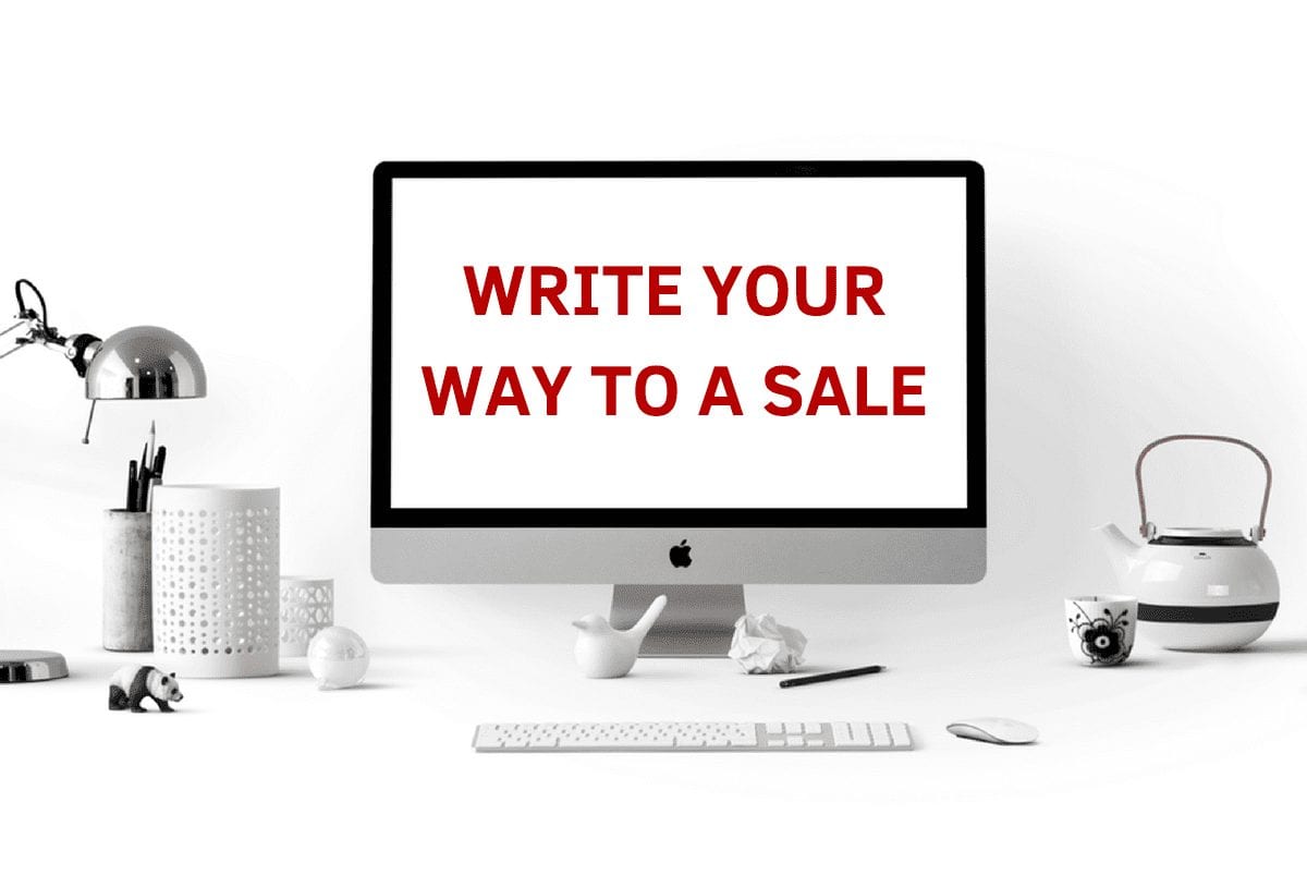 Write your way to a sale